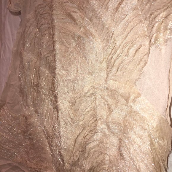 Yoana Baraschi ruffled romantic circles shimmery top XS - Picture 4 of 4